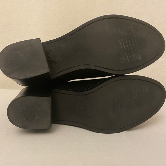 Ugg Camden Cow Hair Exotic Chelsea Ankle Boots Booties Block Heel Black Size 10 - Picture 9 of 14